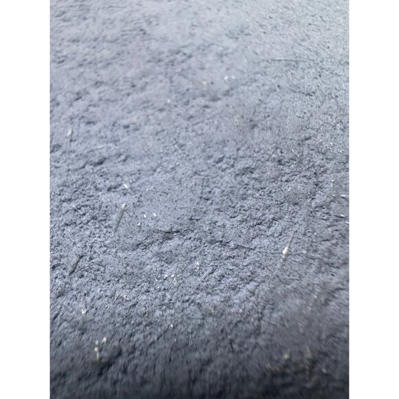 Vtg MCM Textured Blue Gray Tinted Pottery Vase Home Decor Signature 9.5" DIA - Picture 6 of 10